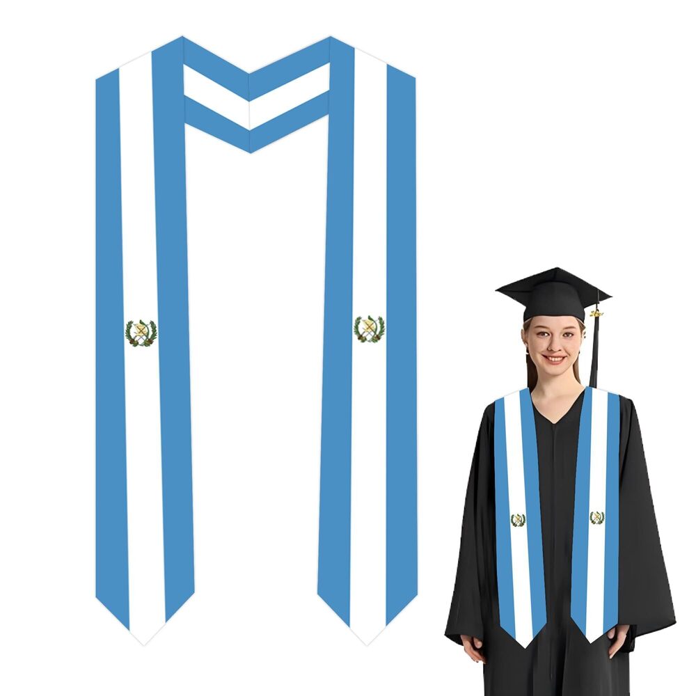 6455 National Flag Graduation Stole,Graduation Sash Class of 2025 for Study